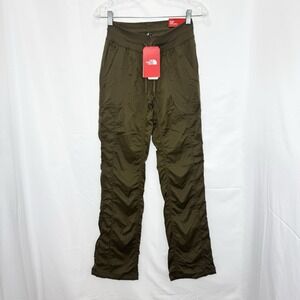 The North Face Women's Aphrodite 2.0 Pants Size XS Dark Green Hiking Gorpcore